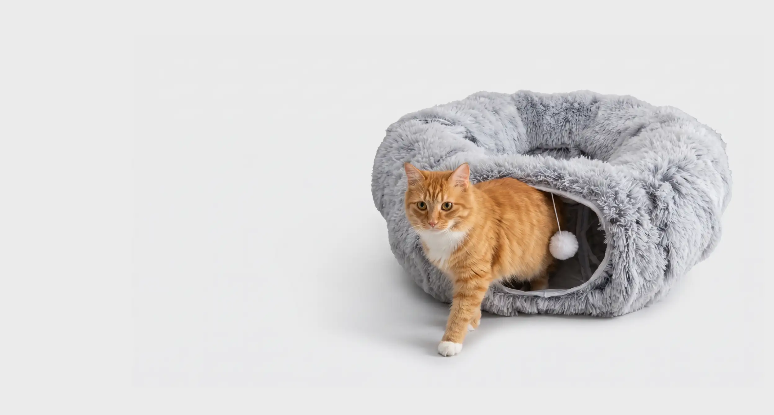 Tunnel pour chat NUNKAI — panier lit 2 en 1